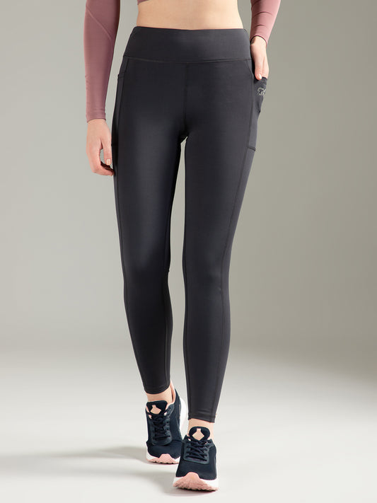 Solid Dark Grey Legging