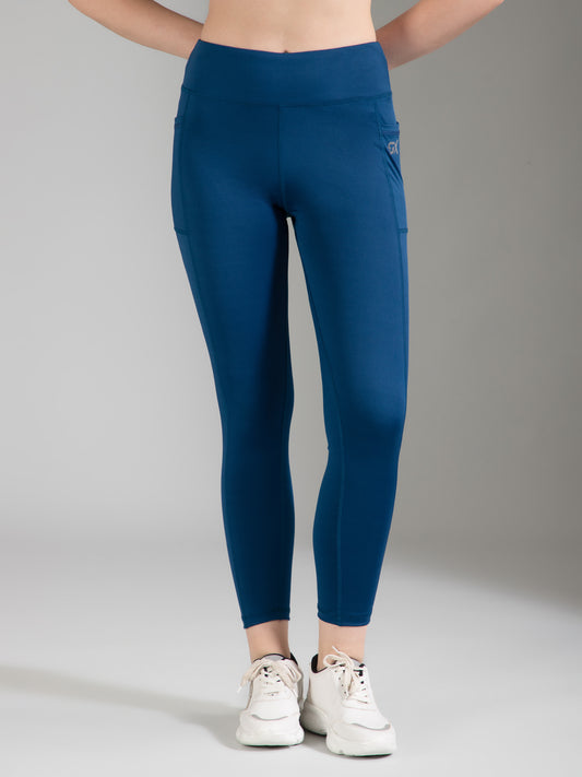 Solid Dark Blue Legging