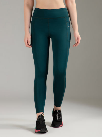 Solid Dark Green Legging