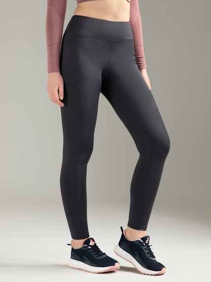 Solid Dark Grey Legging