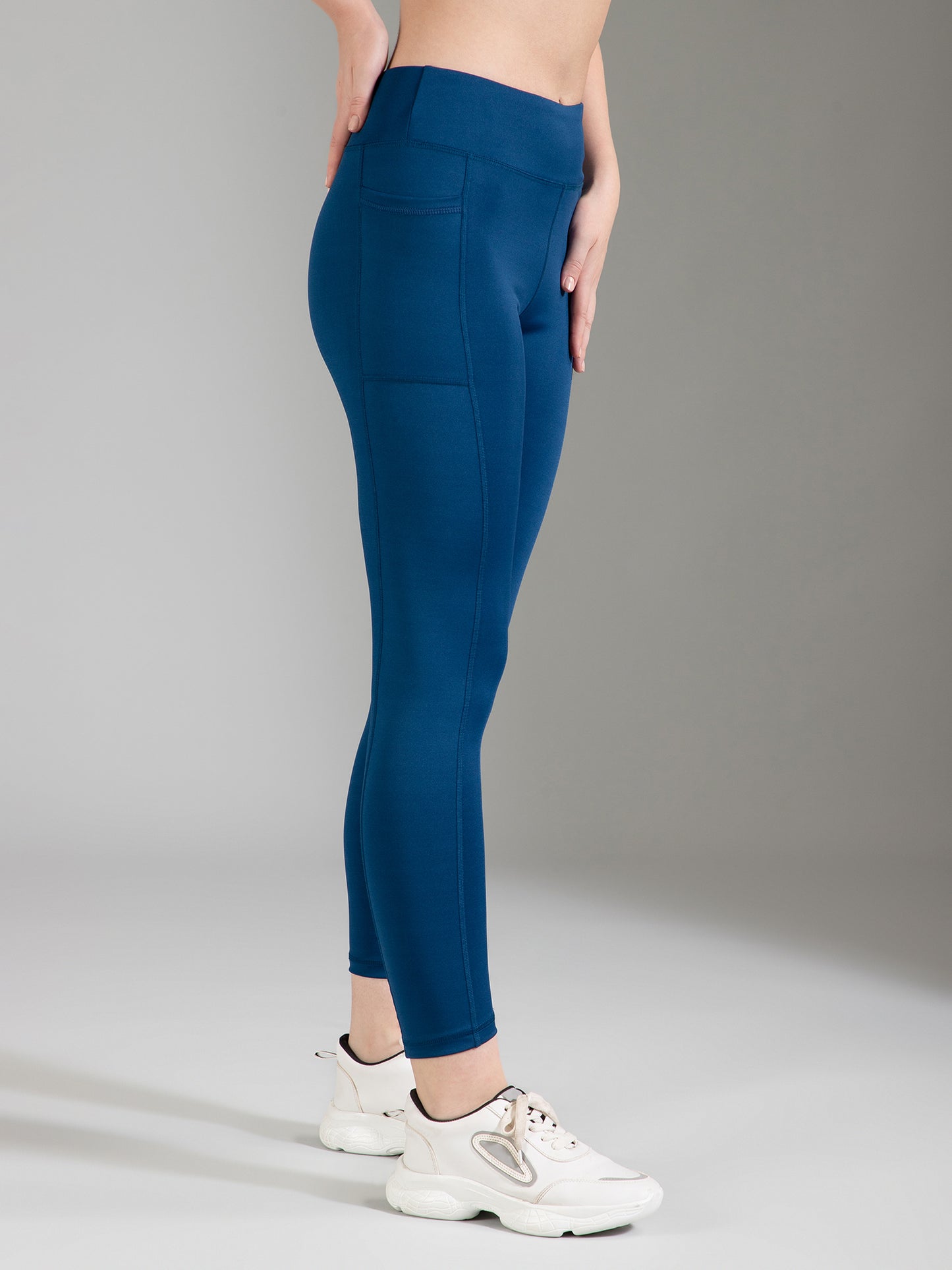 Solid Dark Blue Legging