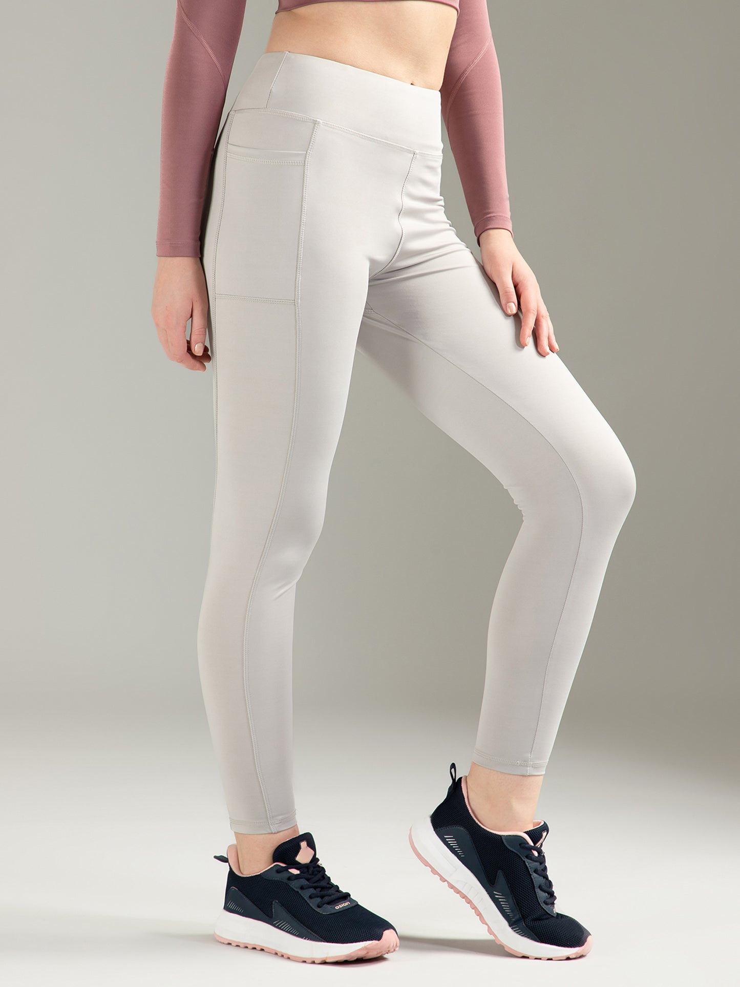 Solid Light Grey Legging