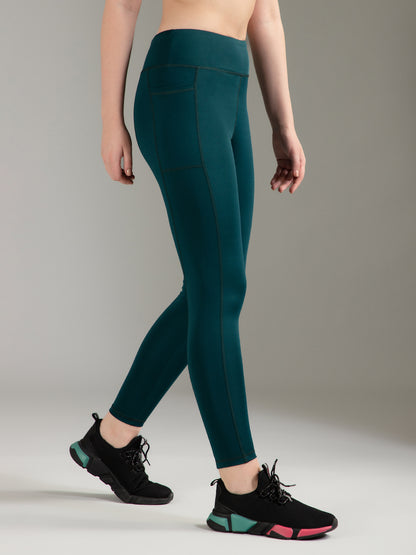 Solid Dark Green Legging