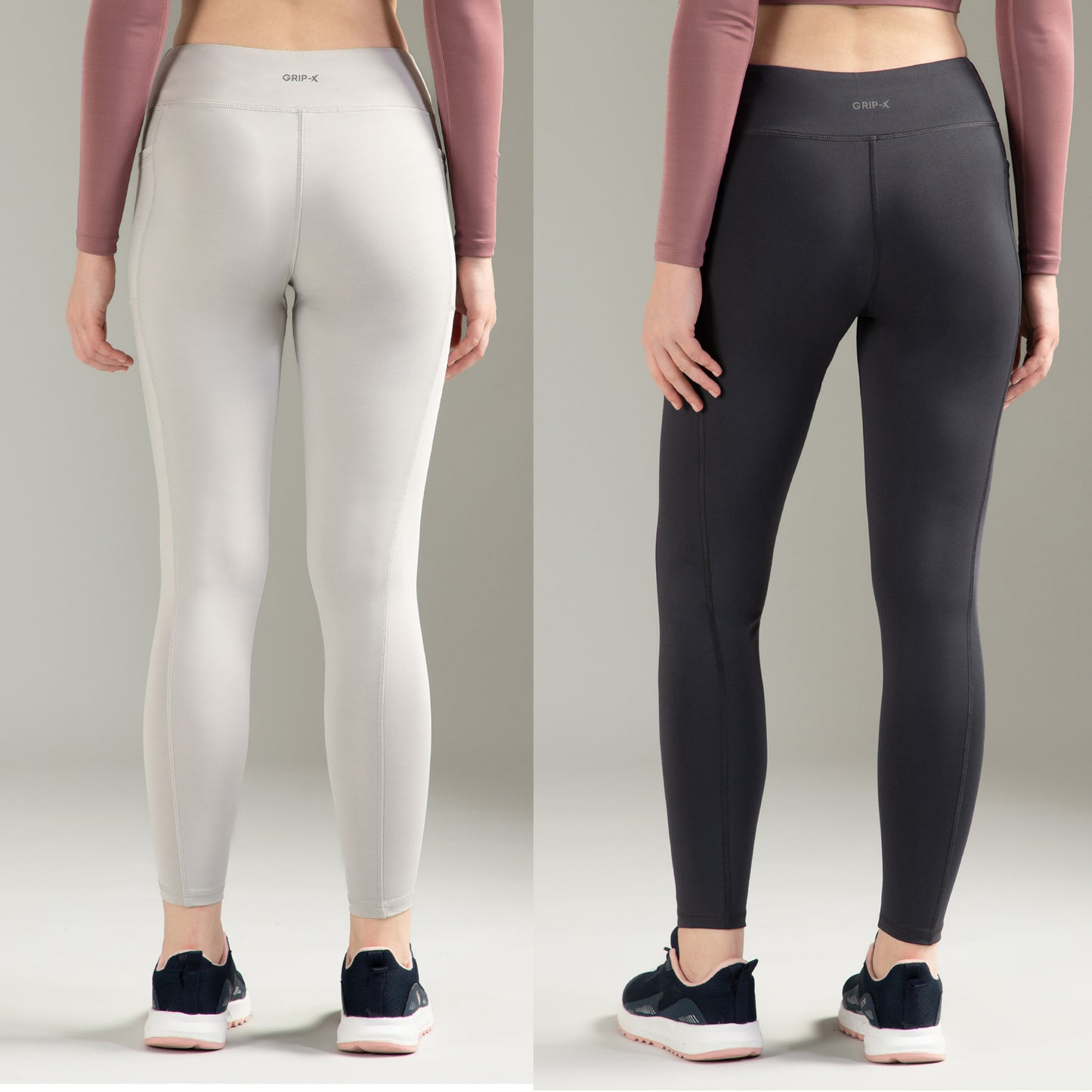 Dark Grey & Light Grey Combo Leggings