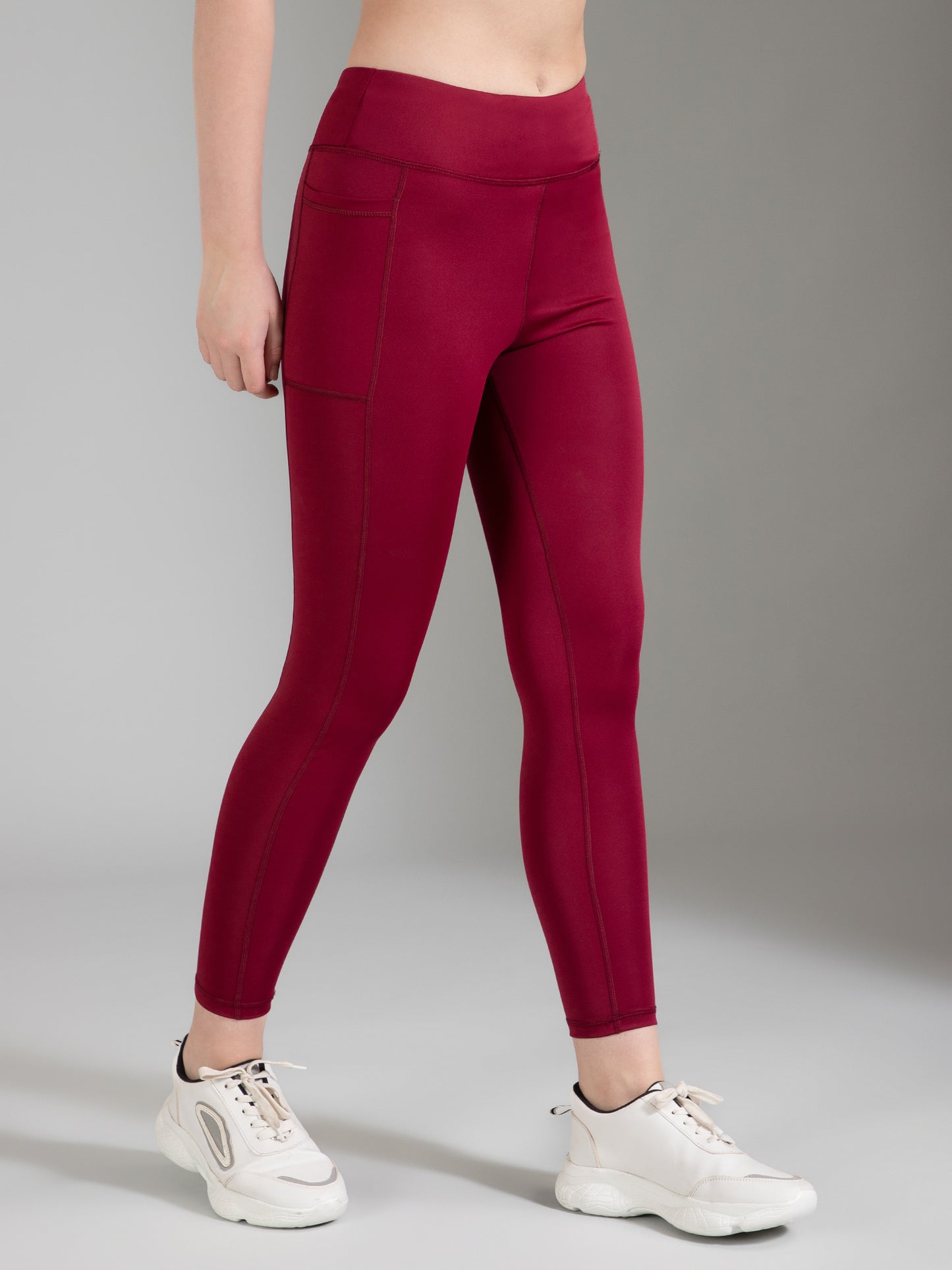 Solid Maroon Legging