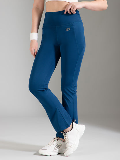 Super Flare Pants in Dark Blue