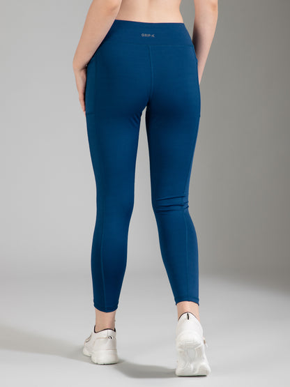 Solid Dark Blue Legging