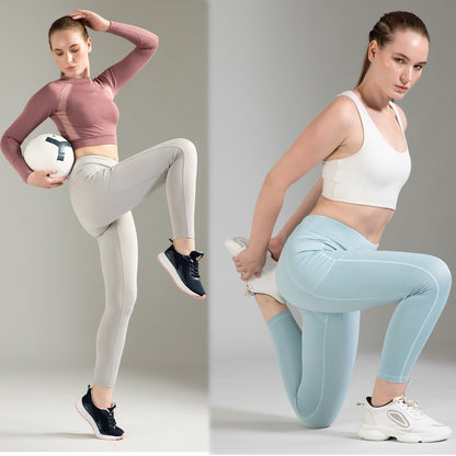 Light Grey & Sea Green Combo Leggings