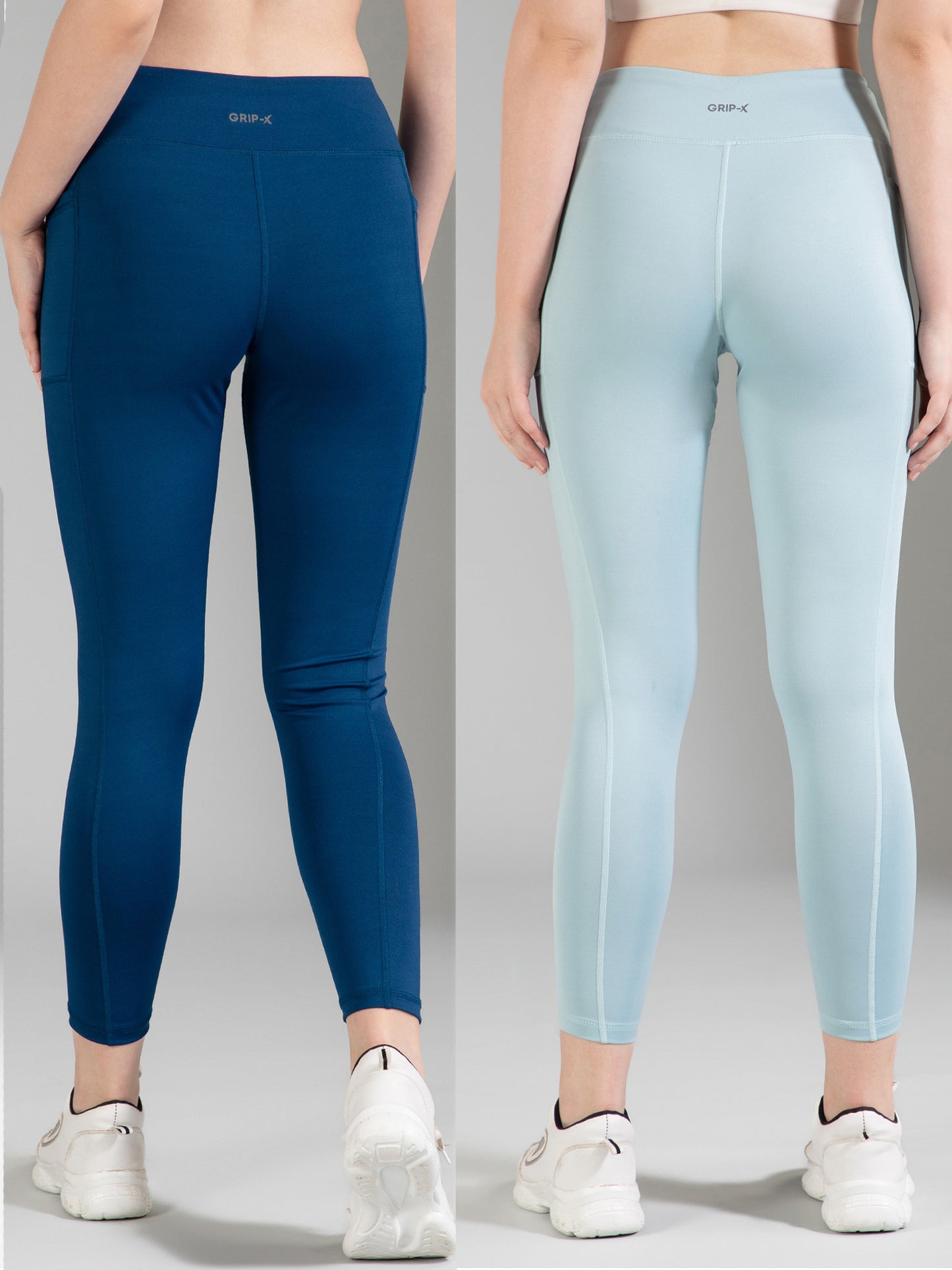 Blue & Sea Green Combo Leggings