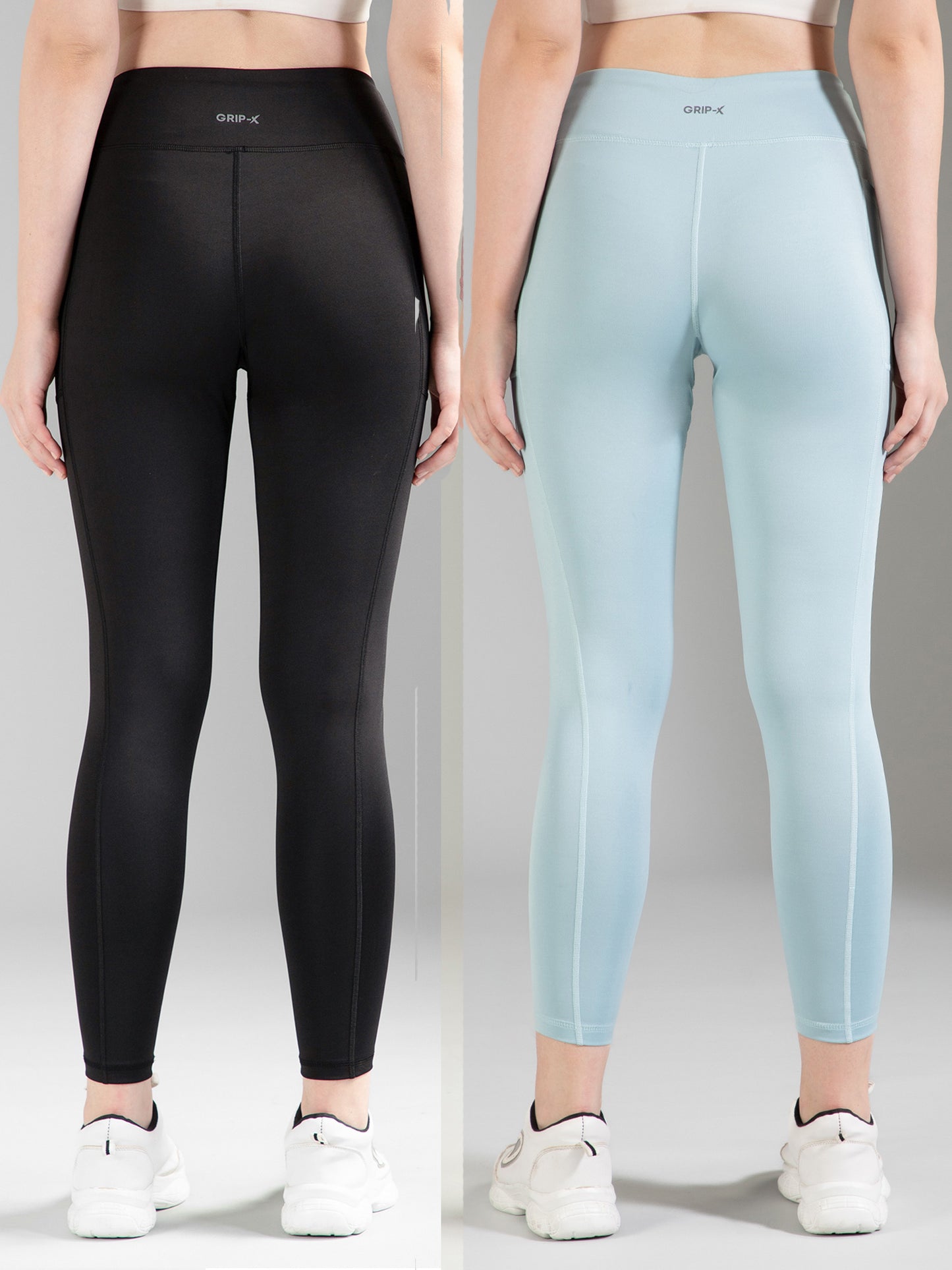 Black & Sea Green Combo Leggings