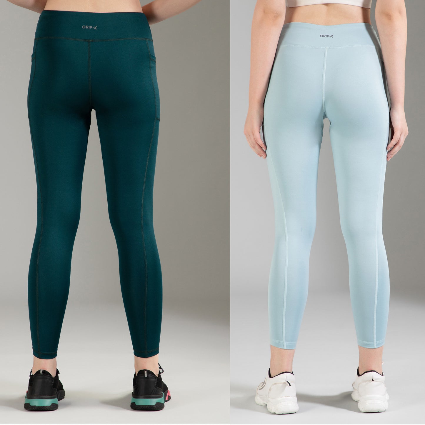 Dark Green & Sea Green Combo leggings