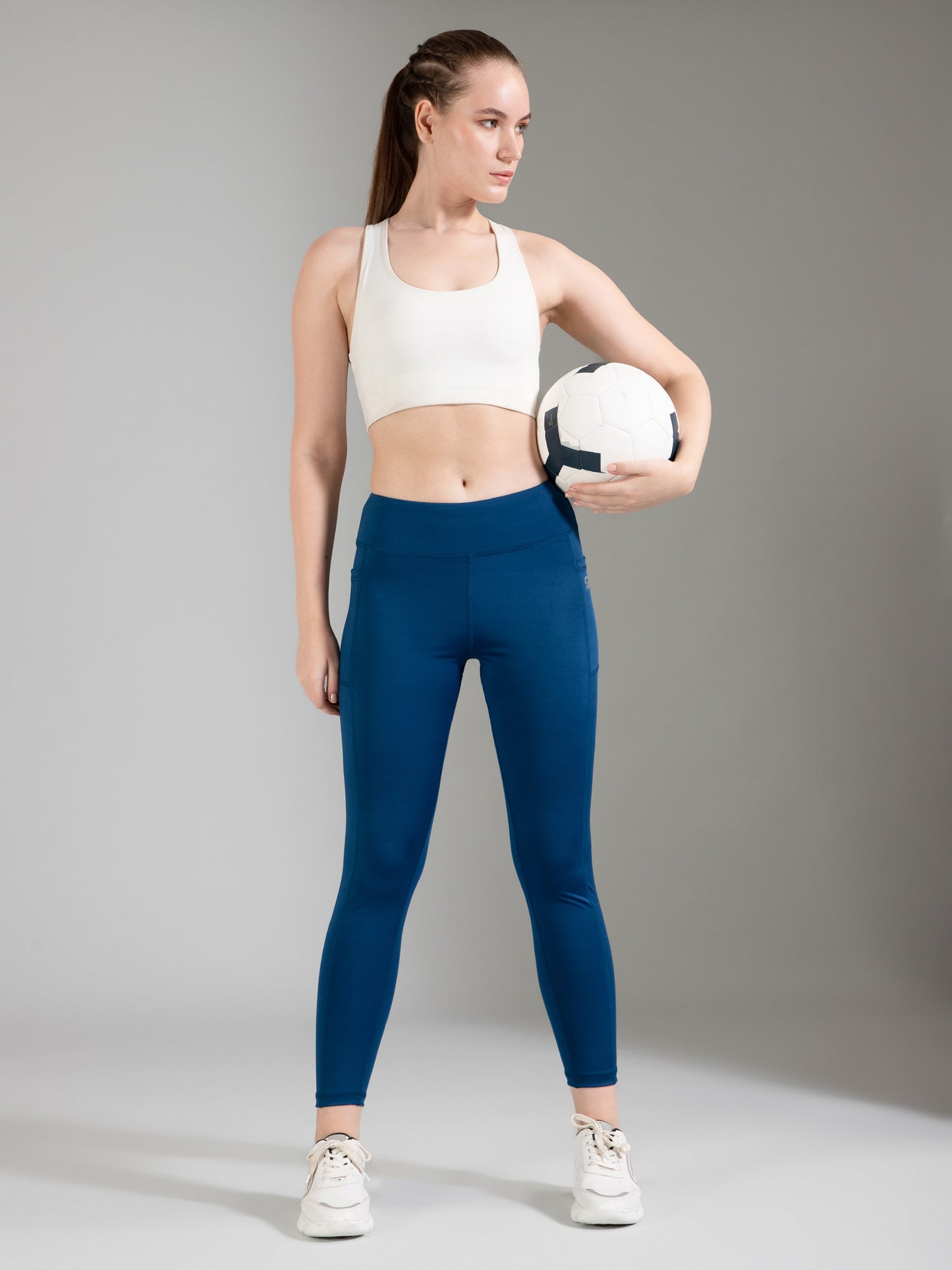Solid Dark Blue Legging
