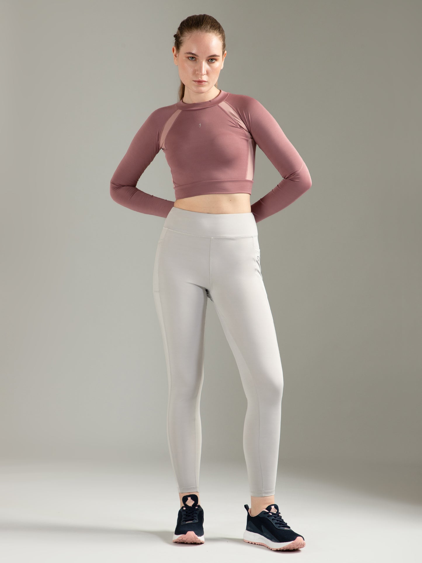 Solid Light Grey Legging