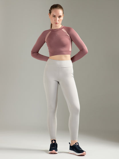 Solid Light Grey Legging