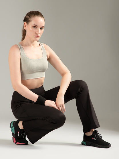 Super Flare Pants in Black