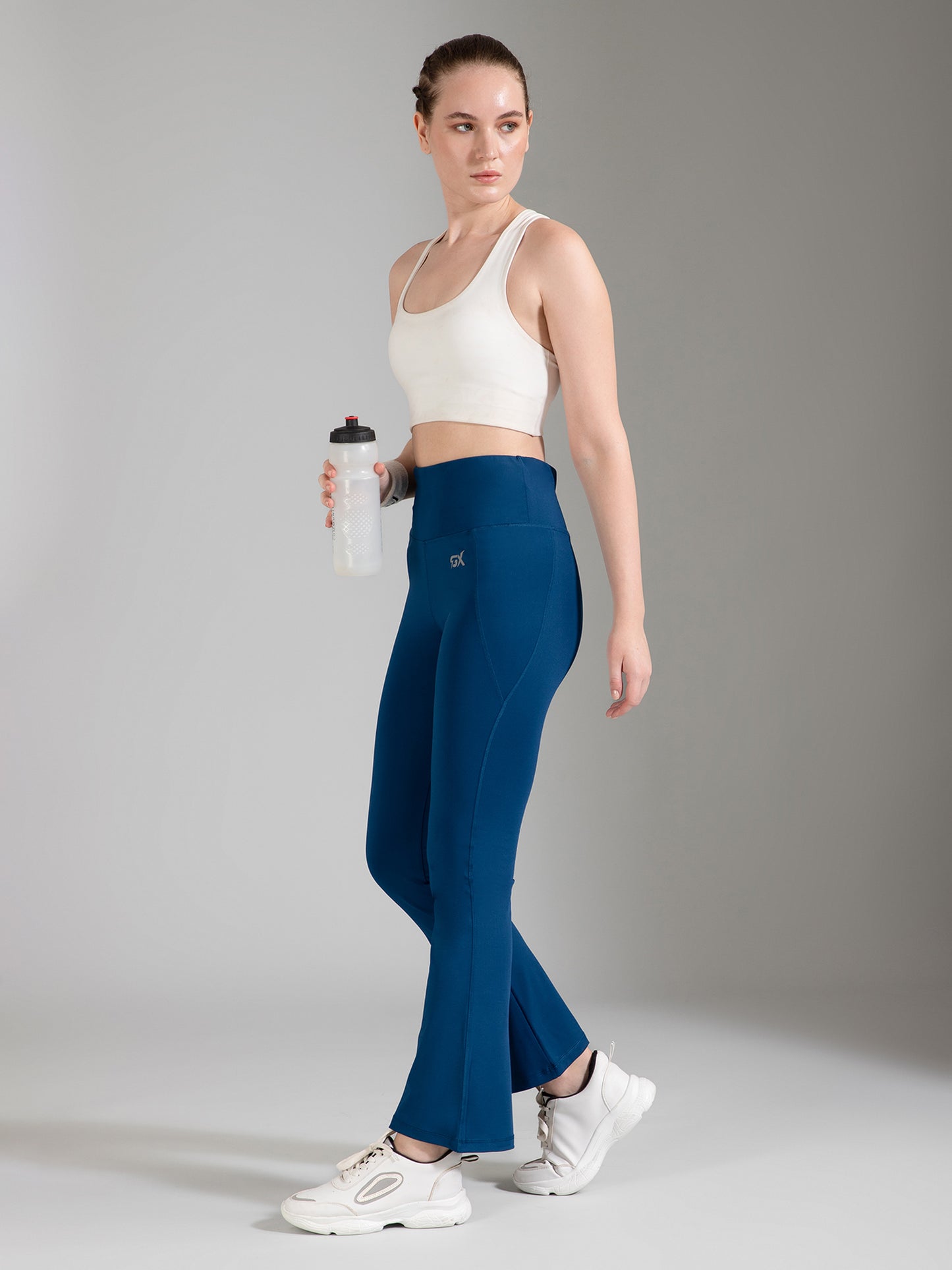 Super Flare Pants in Dark Blue