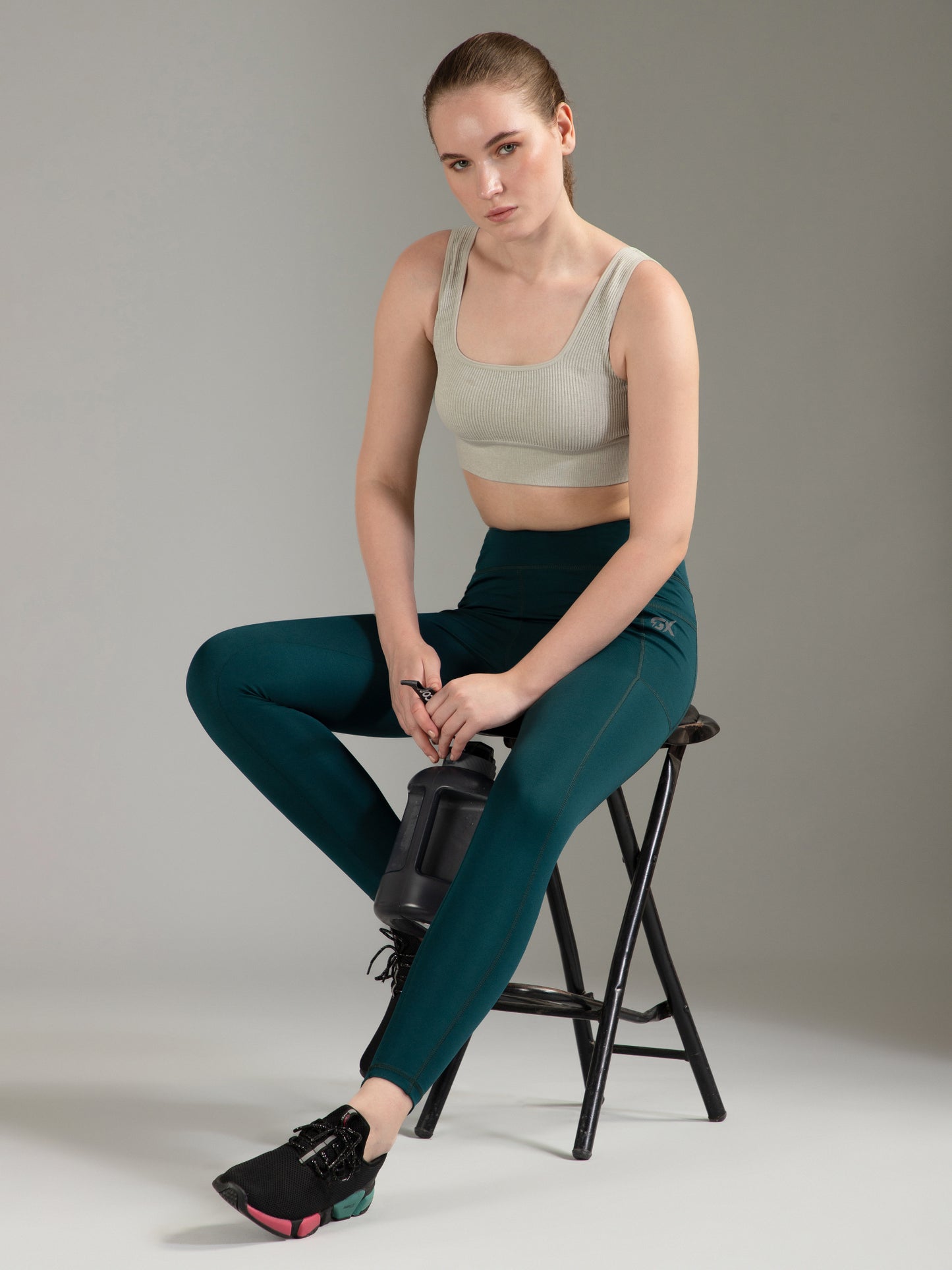 Solid Dark Green Legging