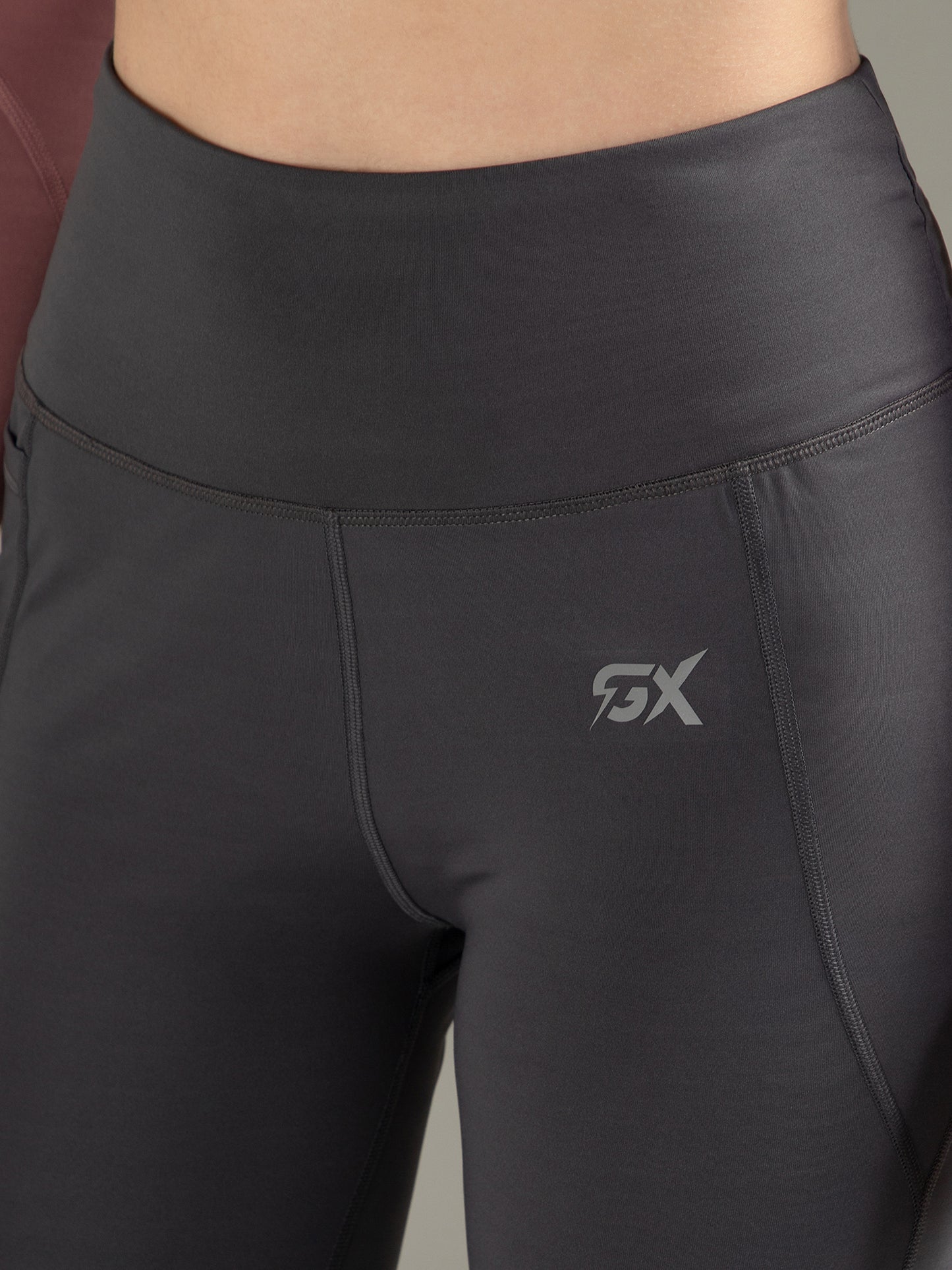 Super Flare Pants in Dark Grey