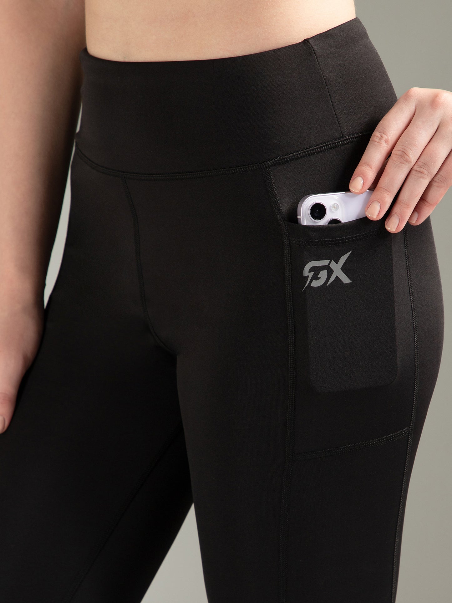 Solid Black Legging