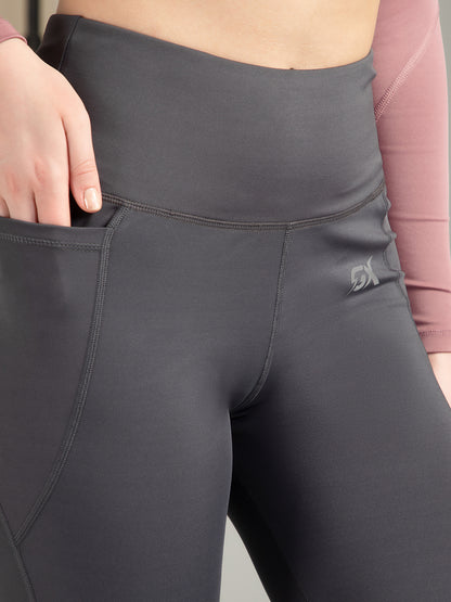 Super Flare Pants in Dark Grey